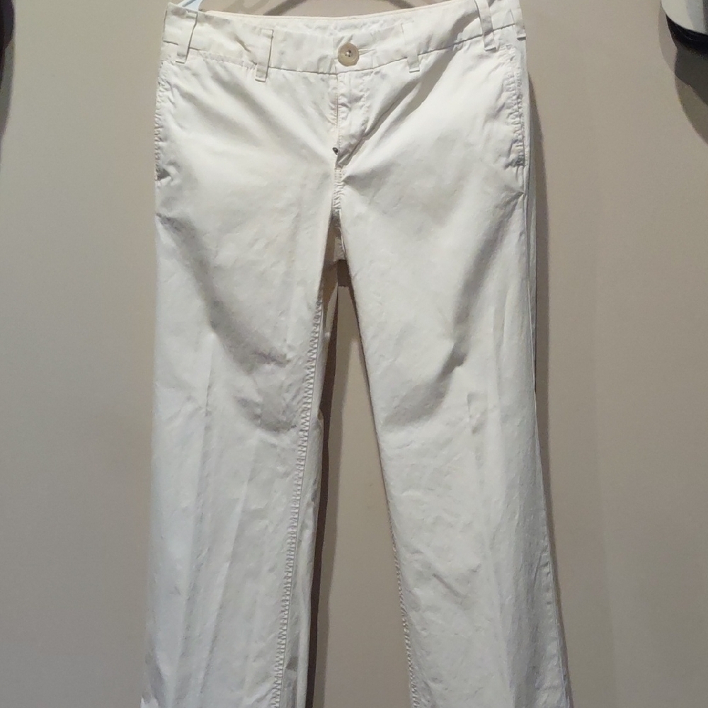 Banana Republic Cream, Ivory Pants, 6